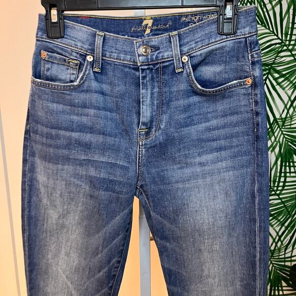 7 for all Mankind Women’s High Rise Skinny Ankle Jeans Size 26 - Picture 3 of 10